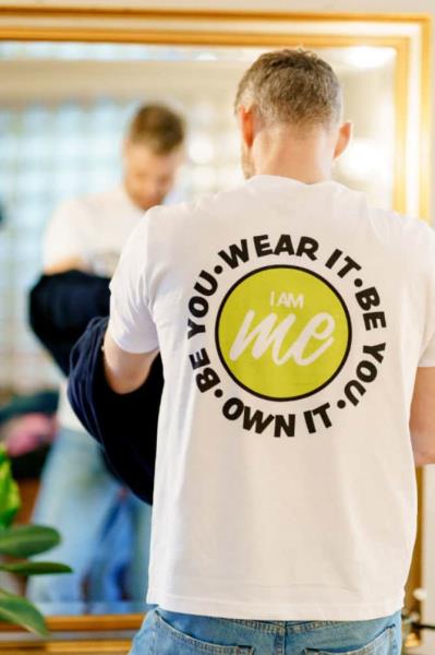  メンズ 着る、持つ オーガニックTシャツ - 白